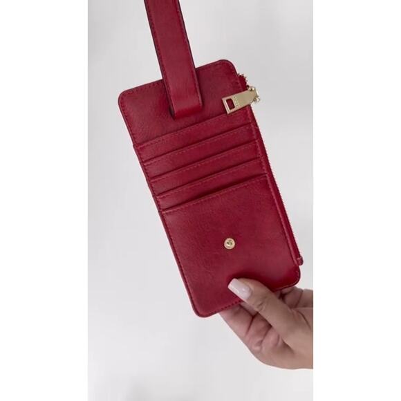 Saige Slim Card Holder Women's Wallet Brown - Picture 8 of 10